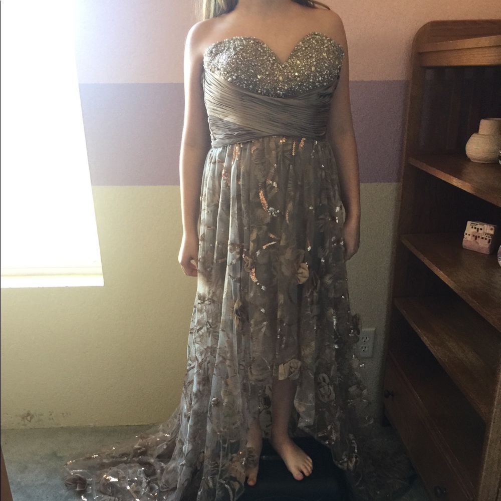 Brown pageant/ formal dress